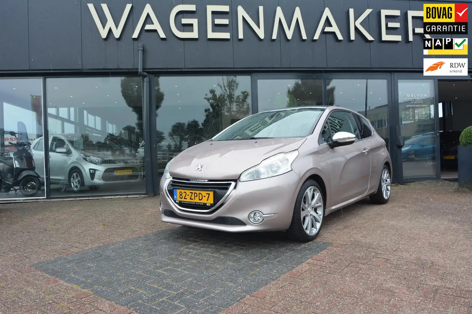 Peugeot 208 1.6 THP Allure Clima|Cruise|PANORAMA|DealerOH Gris - 1