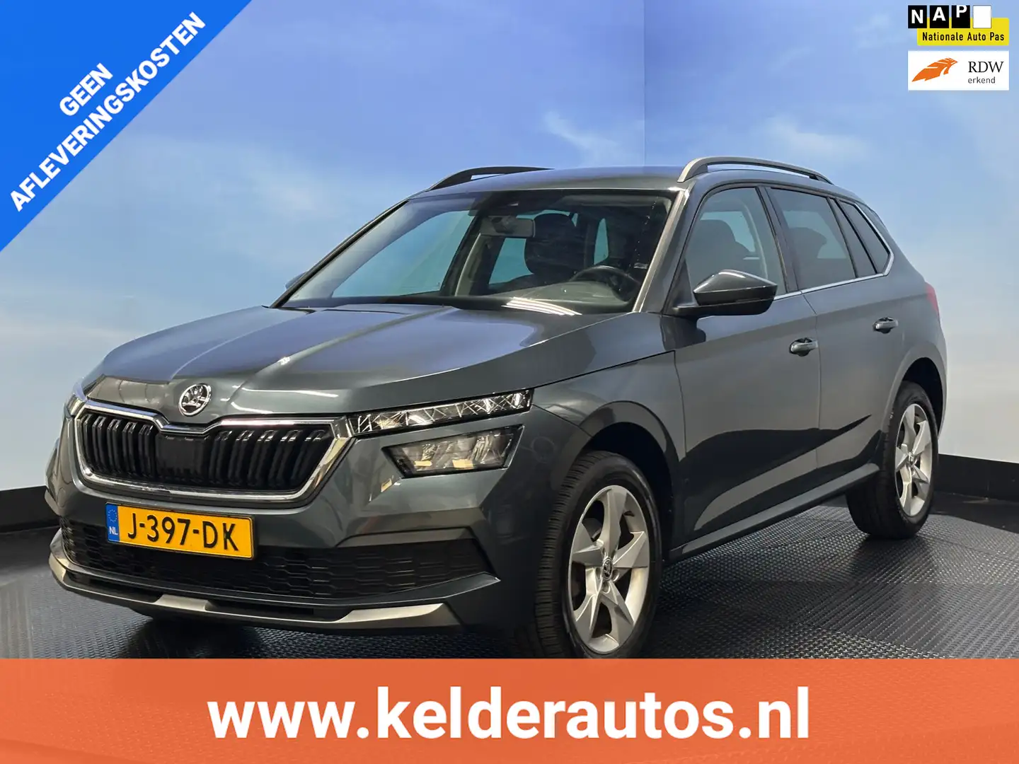 Skoda Kamiq 1.0 TSI Ambition Airco | Cruise| Carplay Grijs - 1