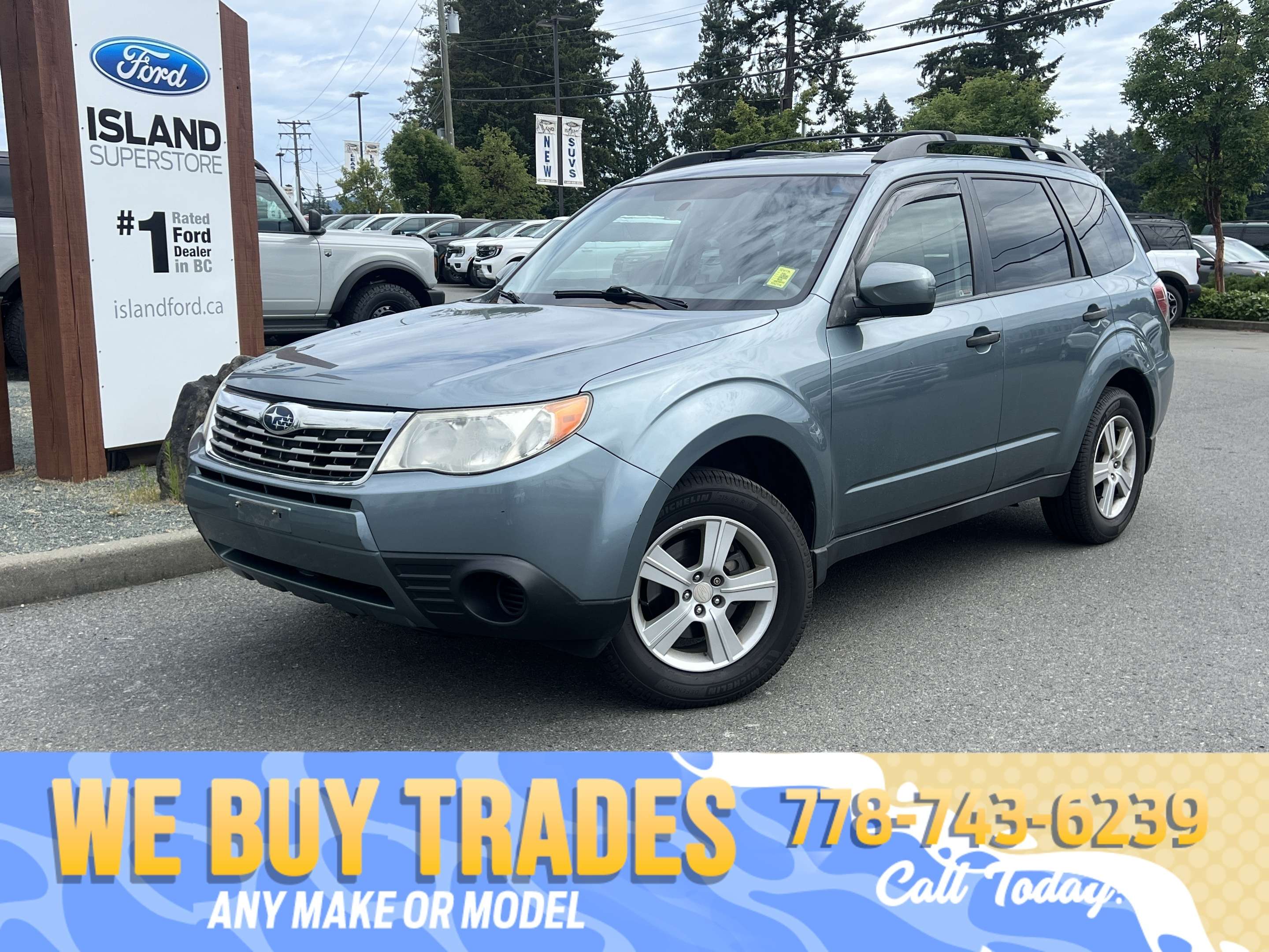 Green 2010 Subaru Forester SUV / Crossover All-Wheel Drive Automatic