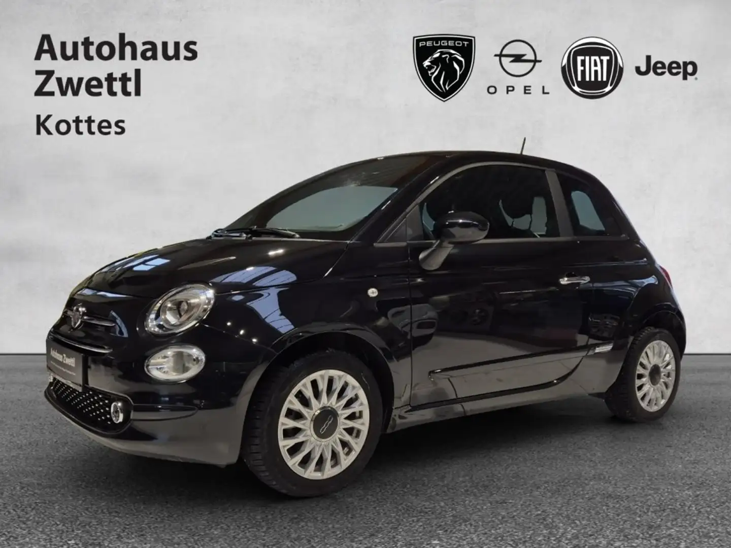 Fiat 500 1.0 FireFly Hybrid 70 LOUNGE Schwarz - 1