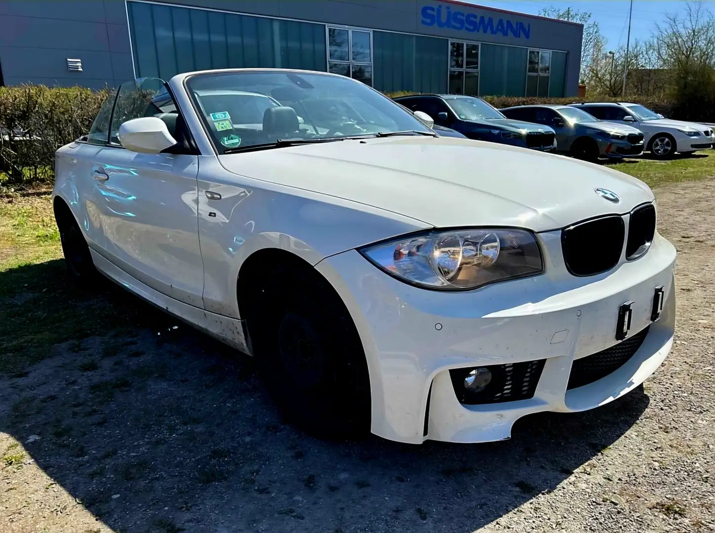 BMW 118 118i Cabrio TÜV 12/25 Blanc - 1