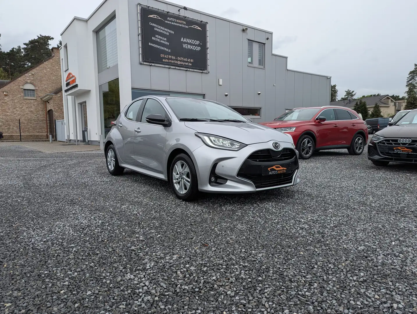 Mazda 2 Hybrid 1.5i VVT-i E-CVT | CARPLAY | LEER | LED Argent - 1