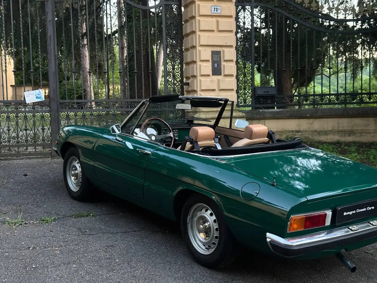 Alfa Romeo Spider 1600 Junior (Coda Tronca) Verde Inglese AR219 Service Book Matching Specification, foto 4