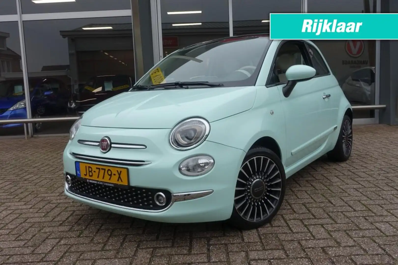 Fiat 500 0.9 TWINAIR TURBO LOUNGE 15.309KM! 1e Eigenaar 100 Grün - 1