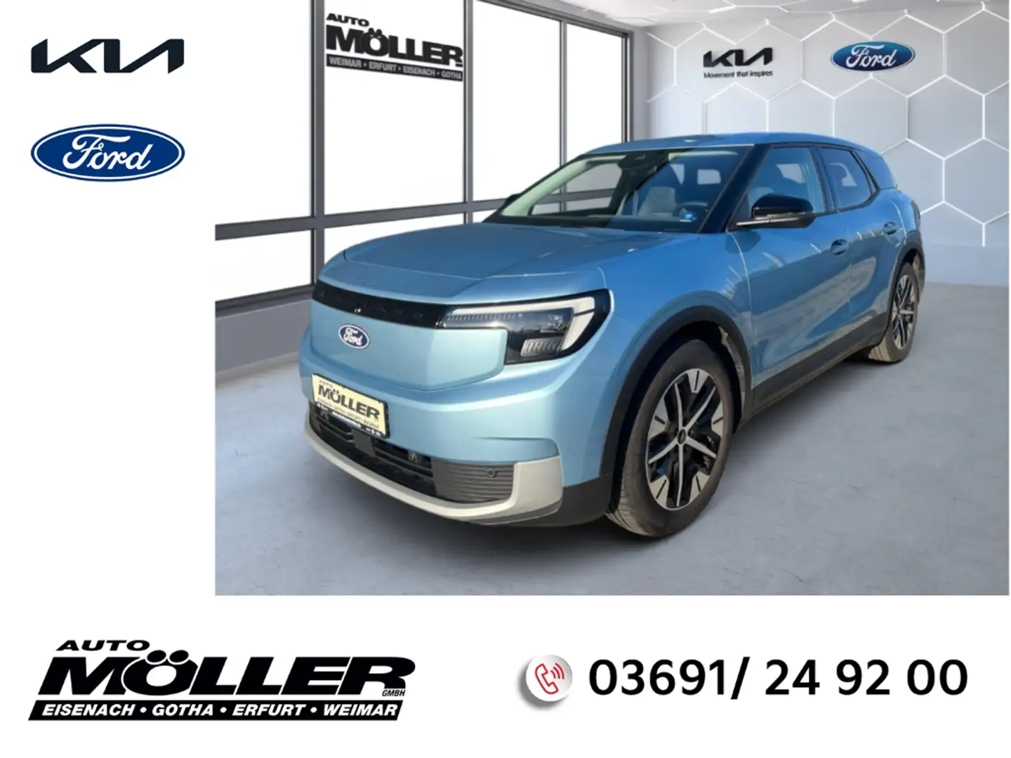 Ford Explorer BEV ext.Range 77 kWh RWD Wärmepumpe Fahrerassisten Blau - 1