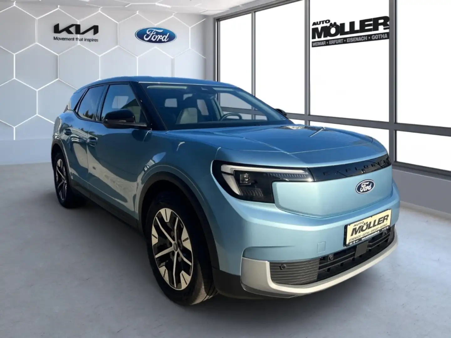 Ford Explorer BEV ext.Range 77 kWh RWD Wärmepumpe Fahrerassisten Blau - 2