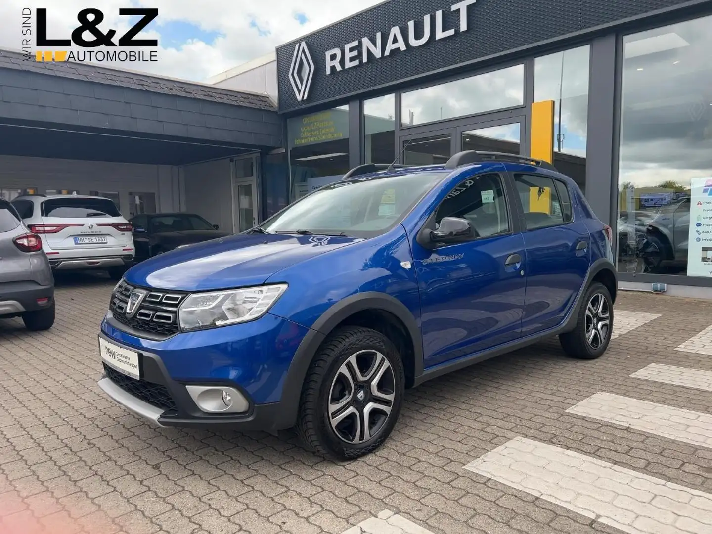 Dacia Sandero Stepway Celebration TCe90 GJR,Navi,Klima Blauw - 1