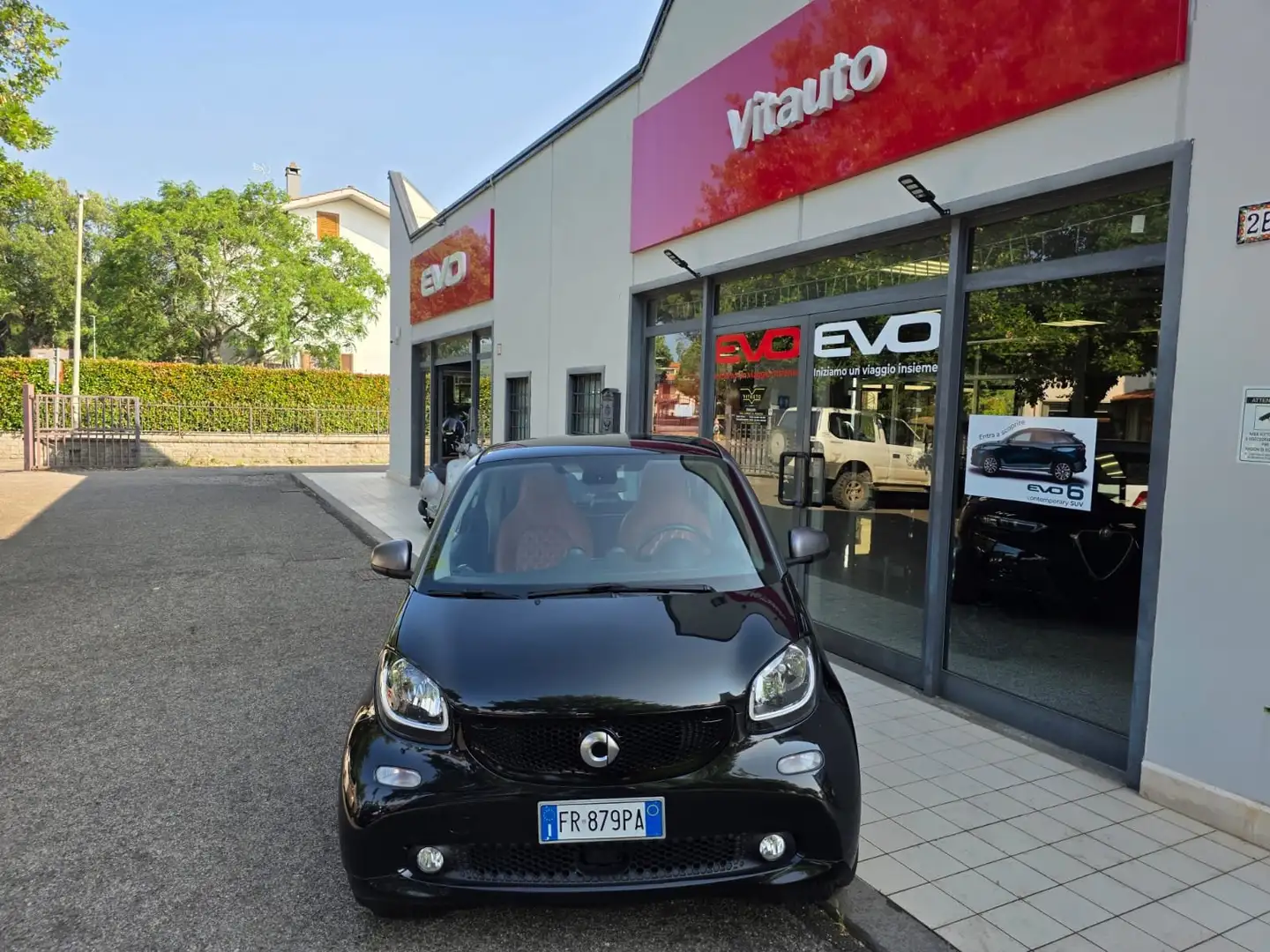 smart forTwo Fortwo 0.9 t Passion 90cv twinamic my18 Nero - 1