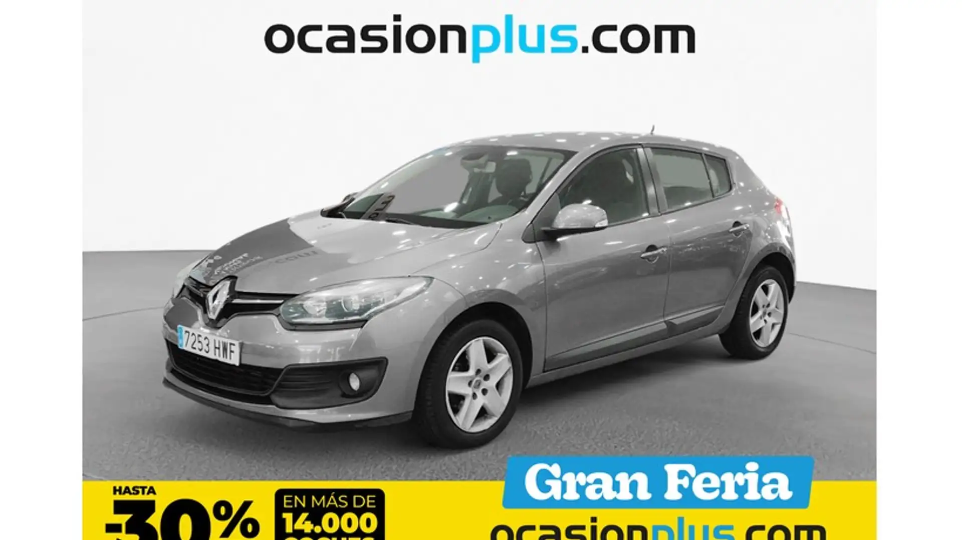 Renault Megane 1.5dCi Business 95 Gris - 1