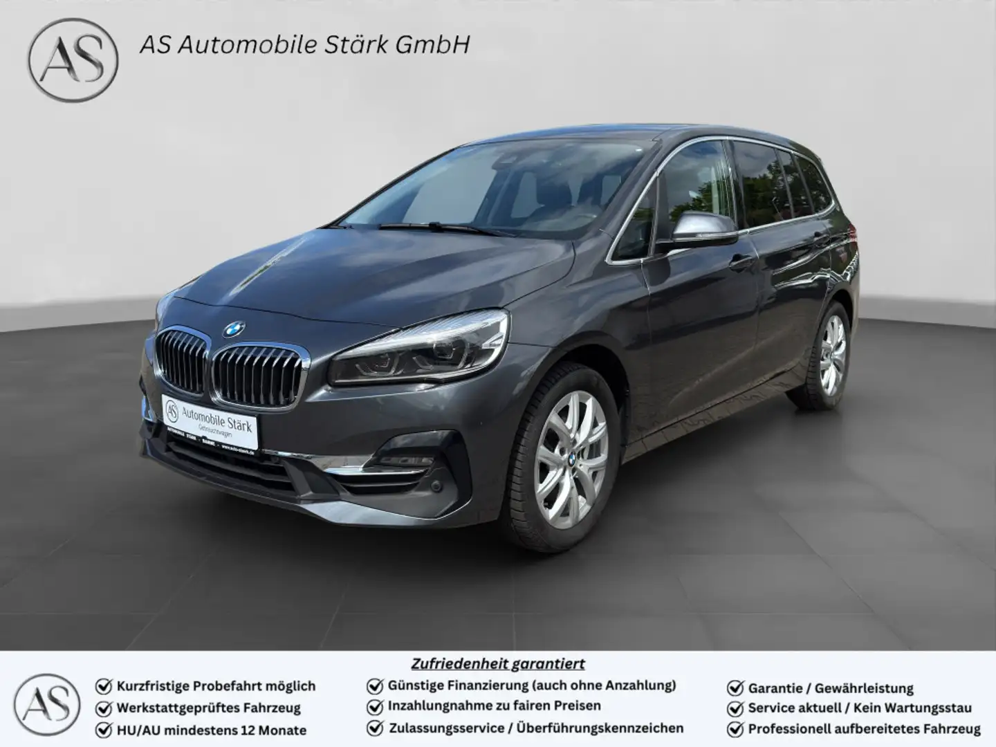 BMW 218 Luxury Line+Leder+HiFi+AHK+DAB Grau - 1