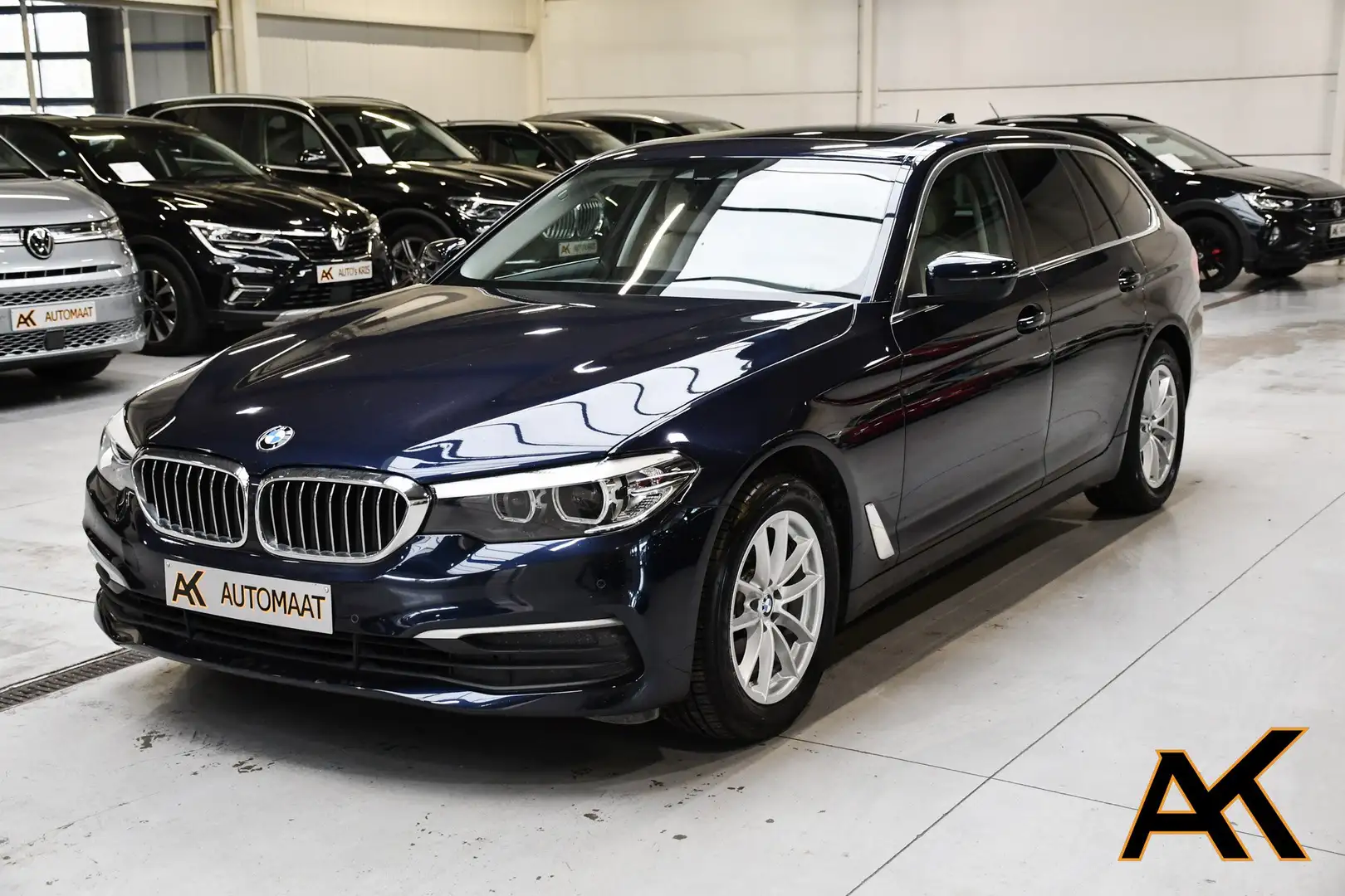 BMW 520 520d Touring Automaat - LEDER / PANORAMISCH / NAVI Bleu - 1