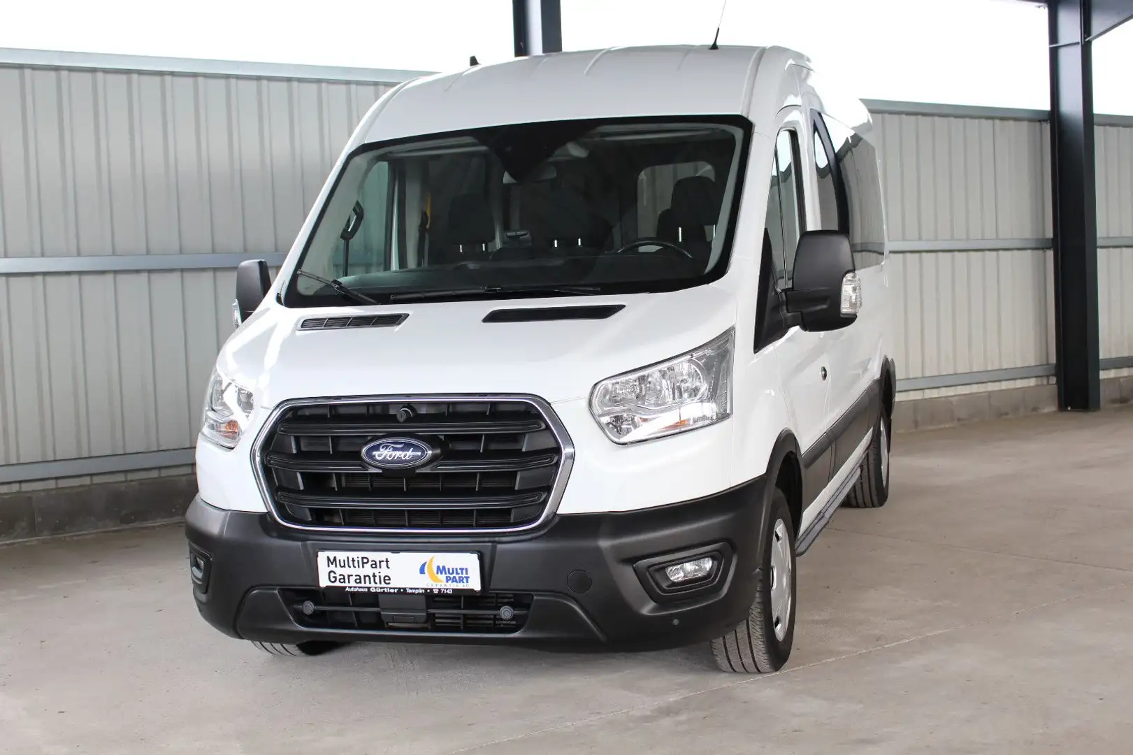 Ford Transit Kombi 310 H2 L3 Klima ZV PDC 9 Sitzer Blanc - 2