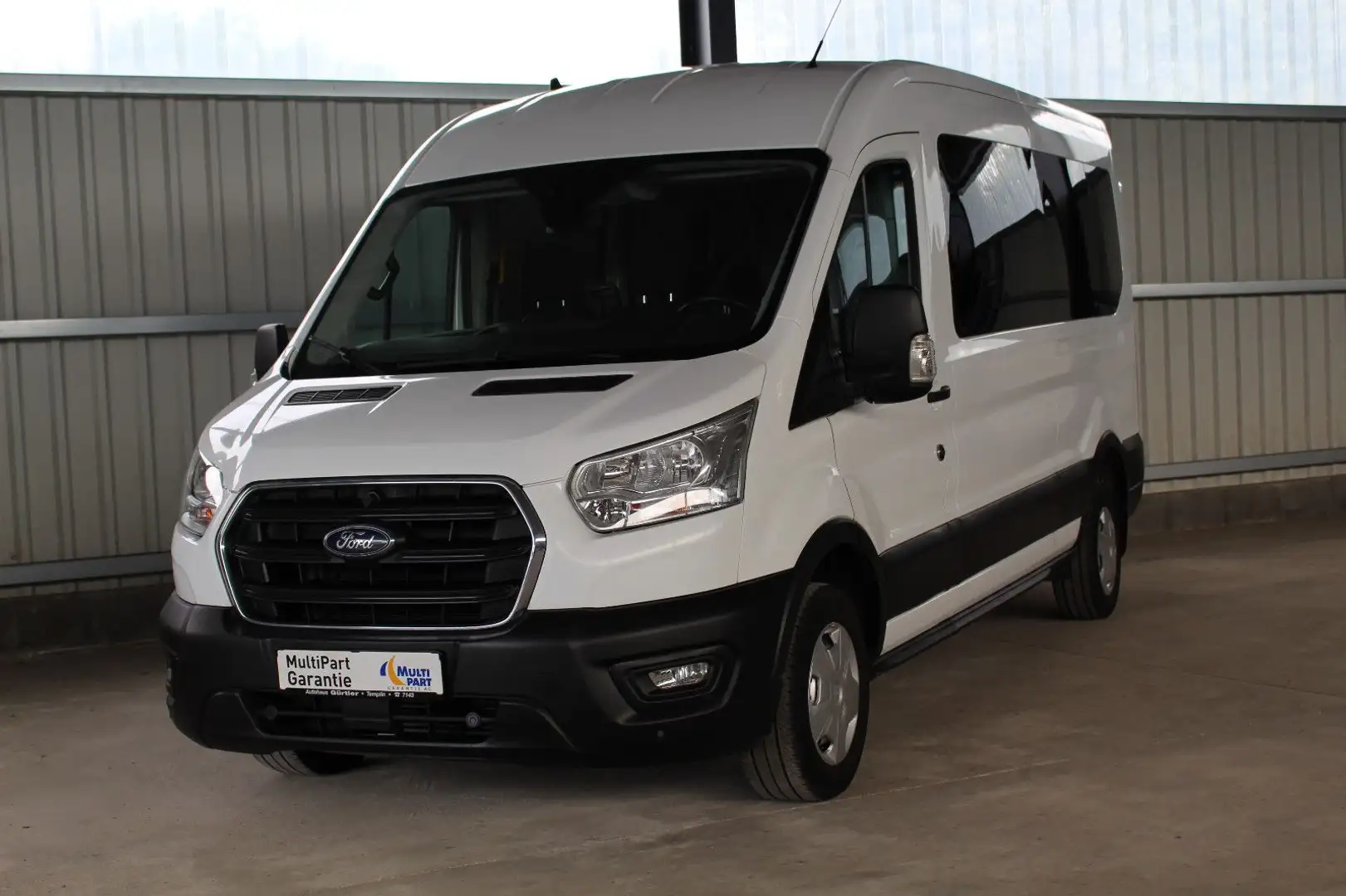 Ford Transit Kombi 310 H2 L3 Klima ZV PDC 9 Sitzer Blanc - 1