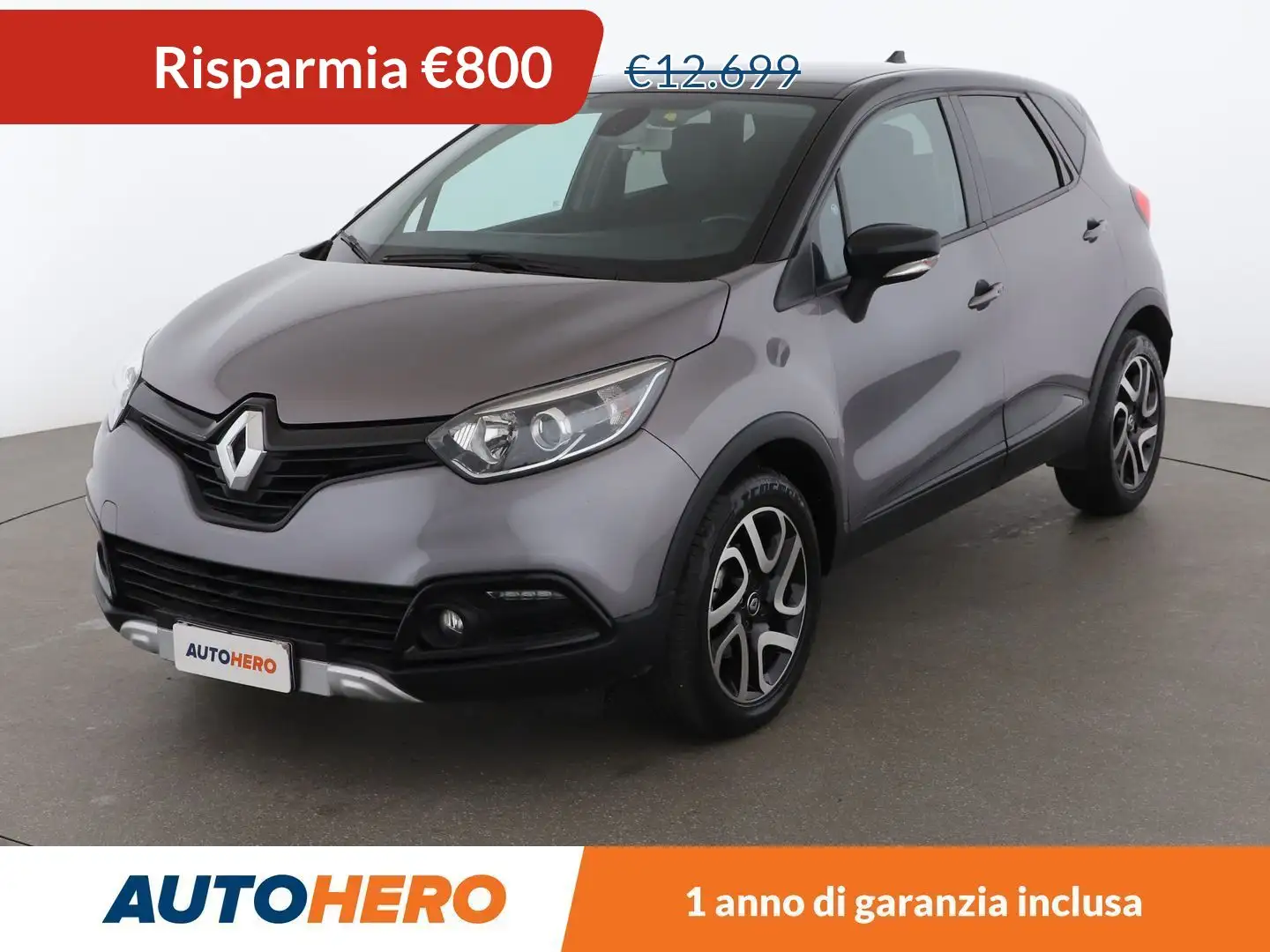Renault Captur 1.5 dCi Energy Hypnotic 90 CV Gris - 1
