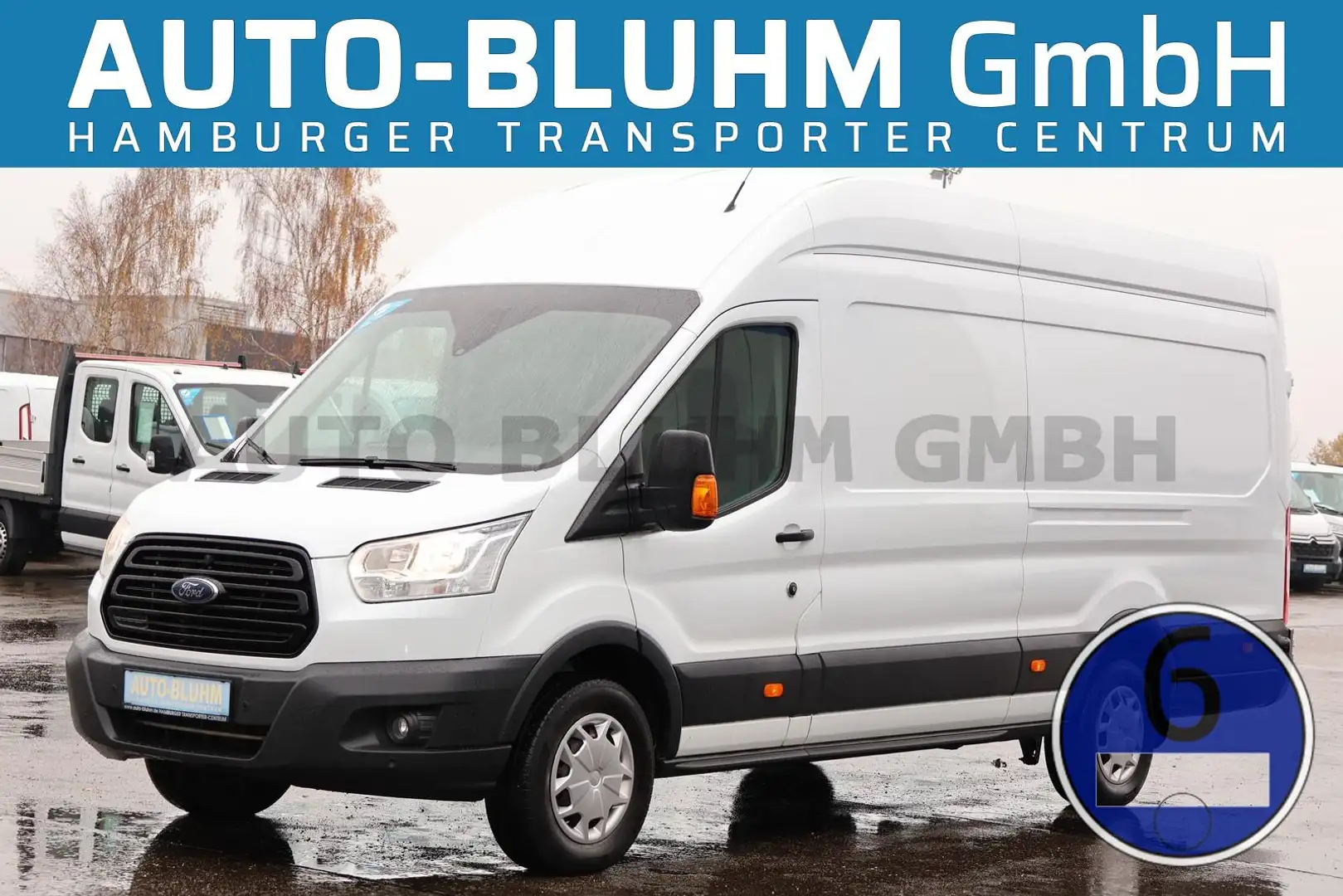 Ford Transit 350-EB Kasten L4H3 Cam 3-Sitze AHK 3,5T Weiß - 1