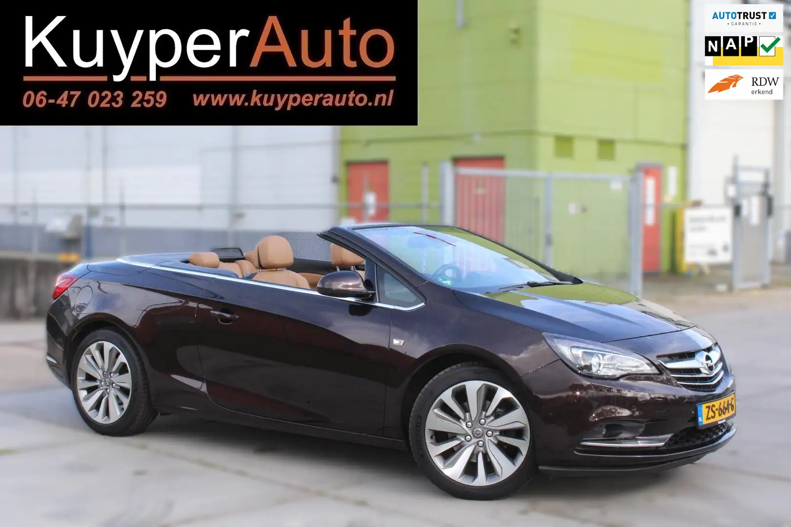Opel Cascada 1.6 Turbo Cosmo zeer nette wagen vol leder opties Brun - 1