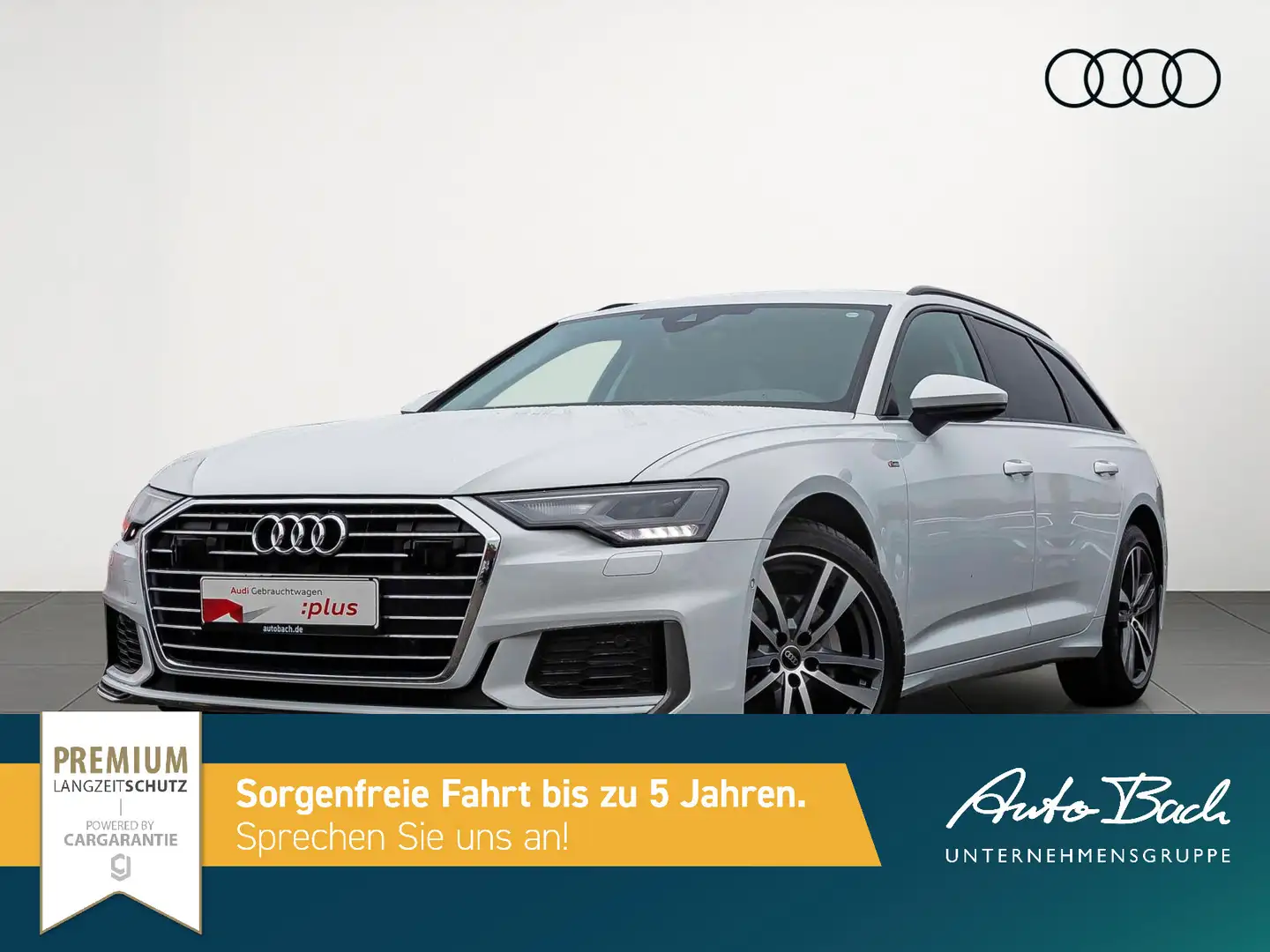 Audi A6 S line 40TDI Stronic Navi LED ACC EPH D Blanc - 2