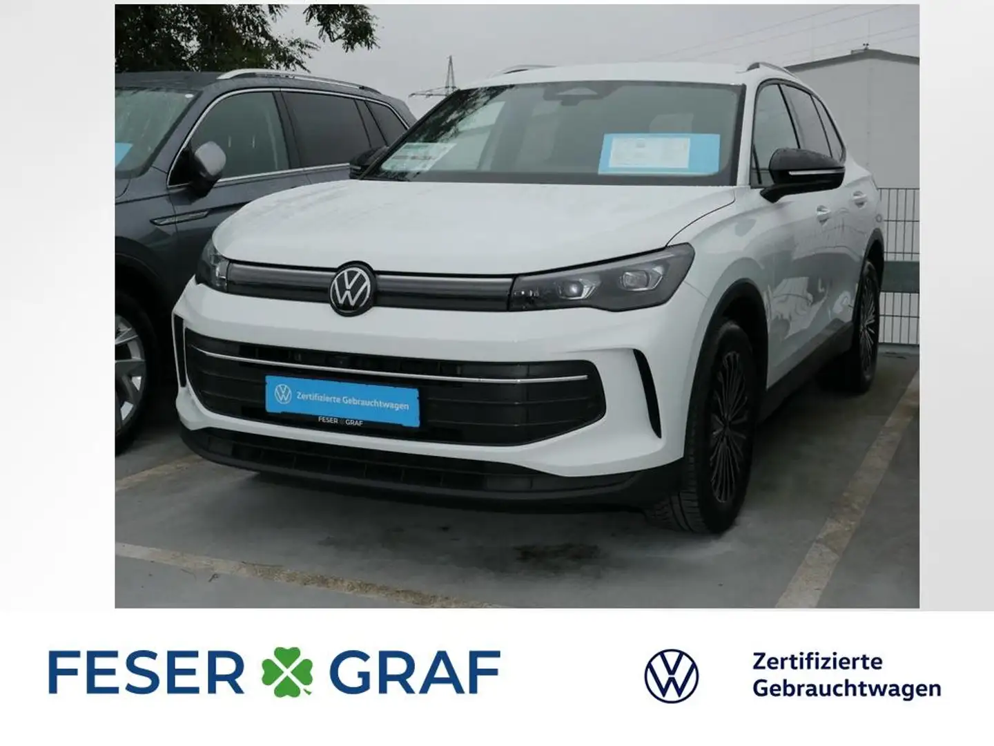 Volkswagen Tiguan 2.0 TDI Goal DSG 360° ACC AHK Matrix Navi Weiß - 1