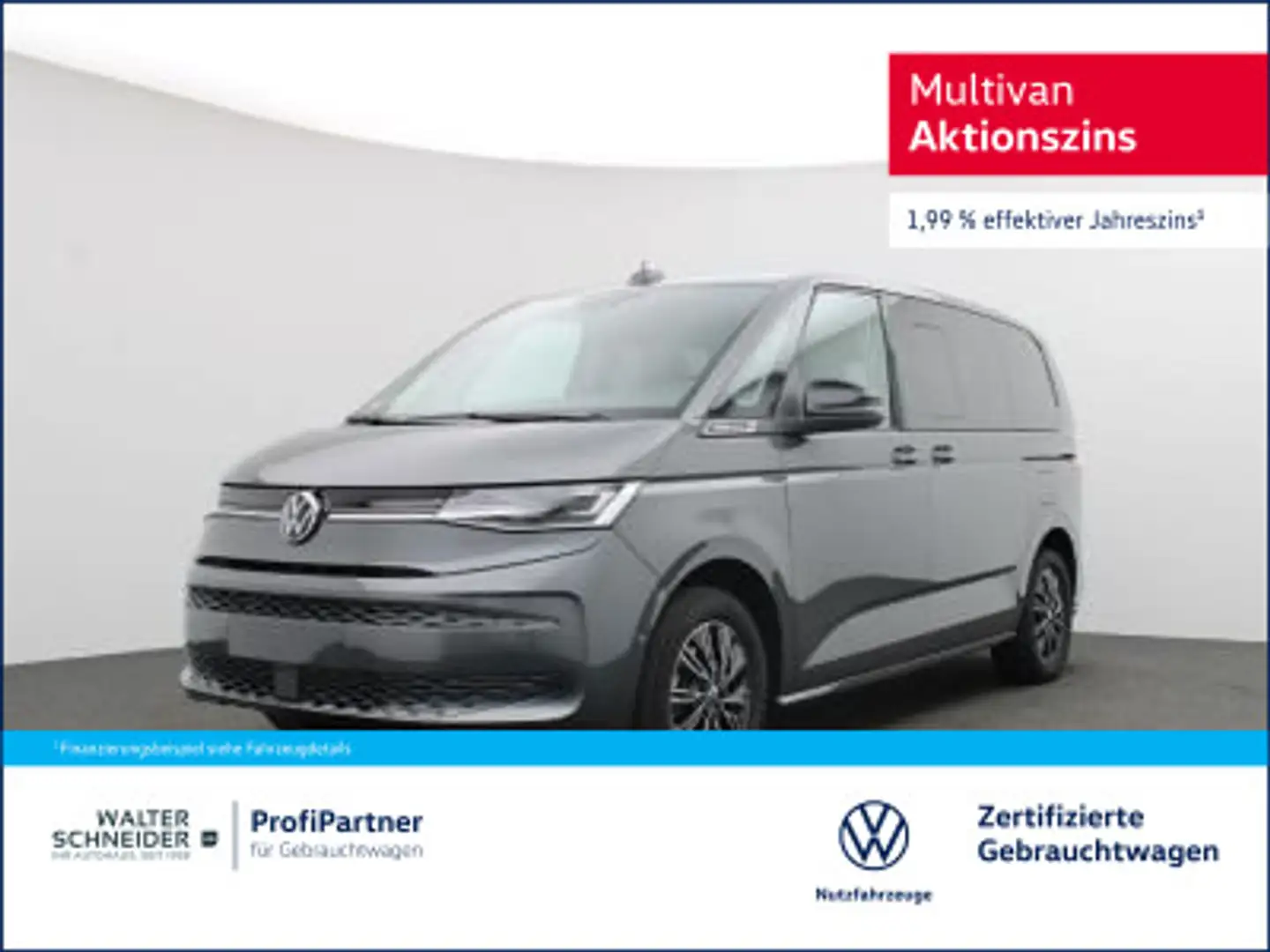 Volkswagen T7 Multivan T7 Multivan 2.0 TDI DSG Goal Pano Matrix 7-Sitze Grau - 1