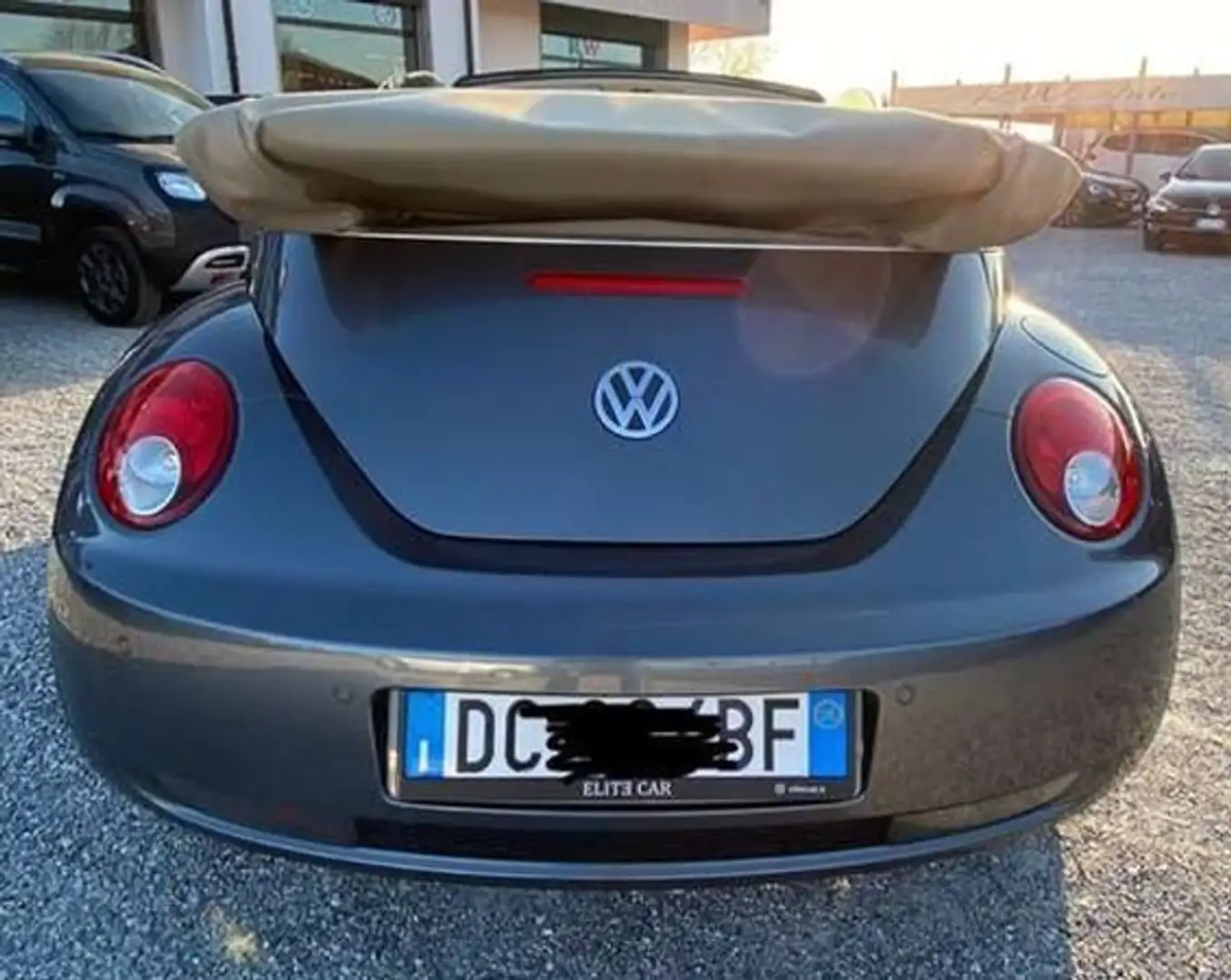 Volkswagen New Beetle Cabrio+Pelle OK+Capote Elet. OK-TRATTABILE e PROVA Szürke - 1