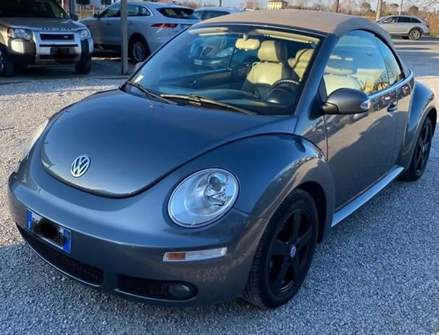 Volkswagen New Beetle Cabrio+Pelle OK+Capote Elet. OK-TRATTABILE e PROVA Grijs - 2