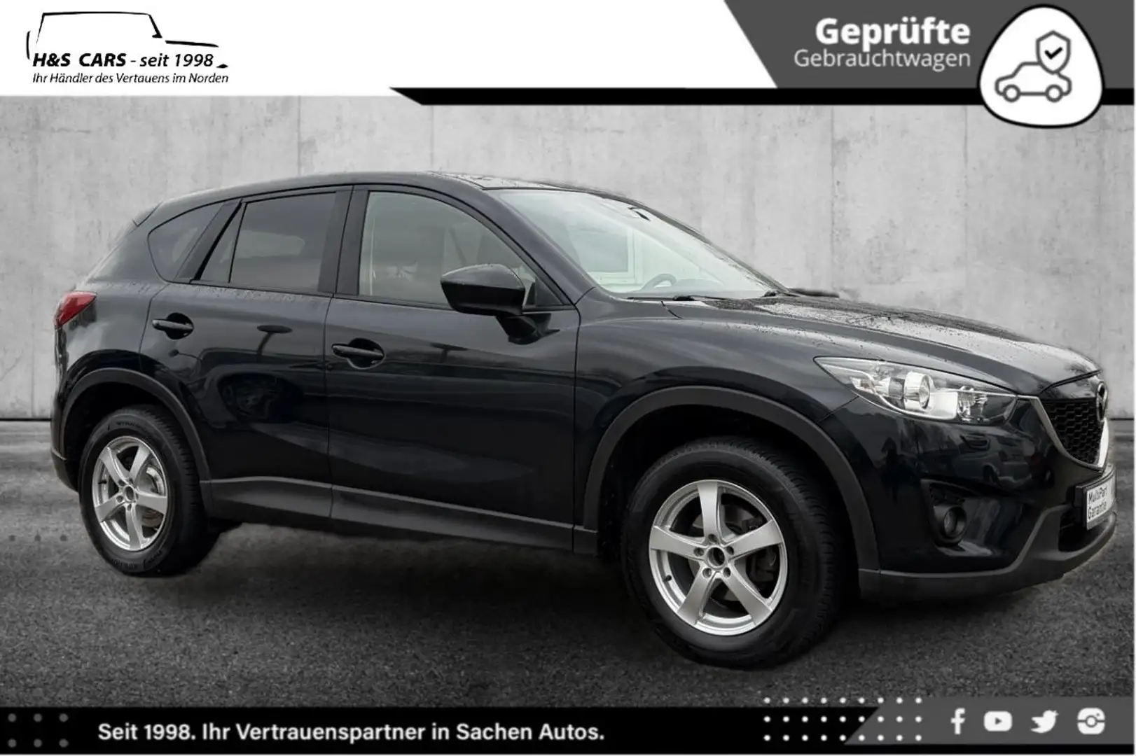 Mazda CX-5 Sports-L AWD 2H XEN NAV SCHIBD BOSE KAM AHK Schwarz - 1