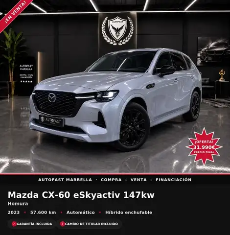 Mazda CX-60 3.3L e-Skyactiv-D MHEV Homura CON-P COM-P NKS 147k