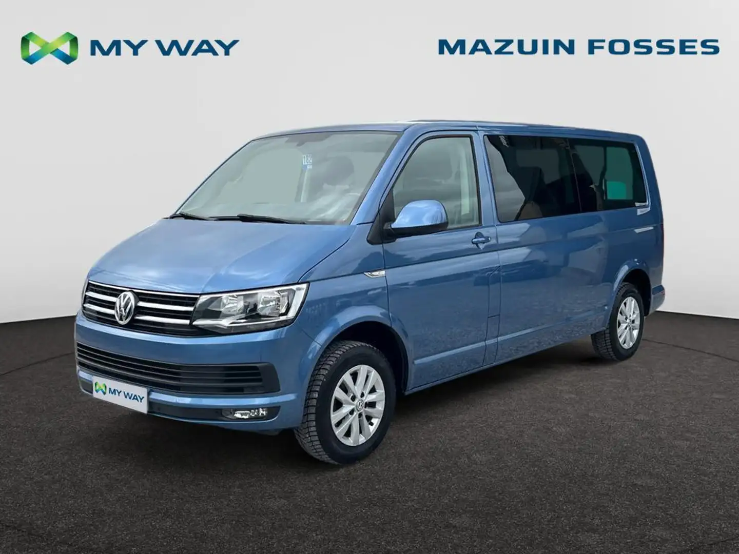 Volkswagen T6 Transporter Caravelle Comfortline 3400 mm 2,0 l TDI BMT 150ch (110KW) Boîte automatique 7 vitesses DSG Синій - 1