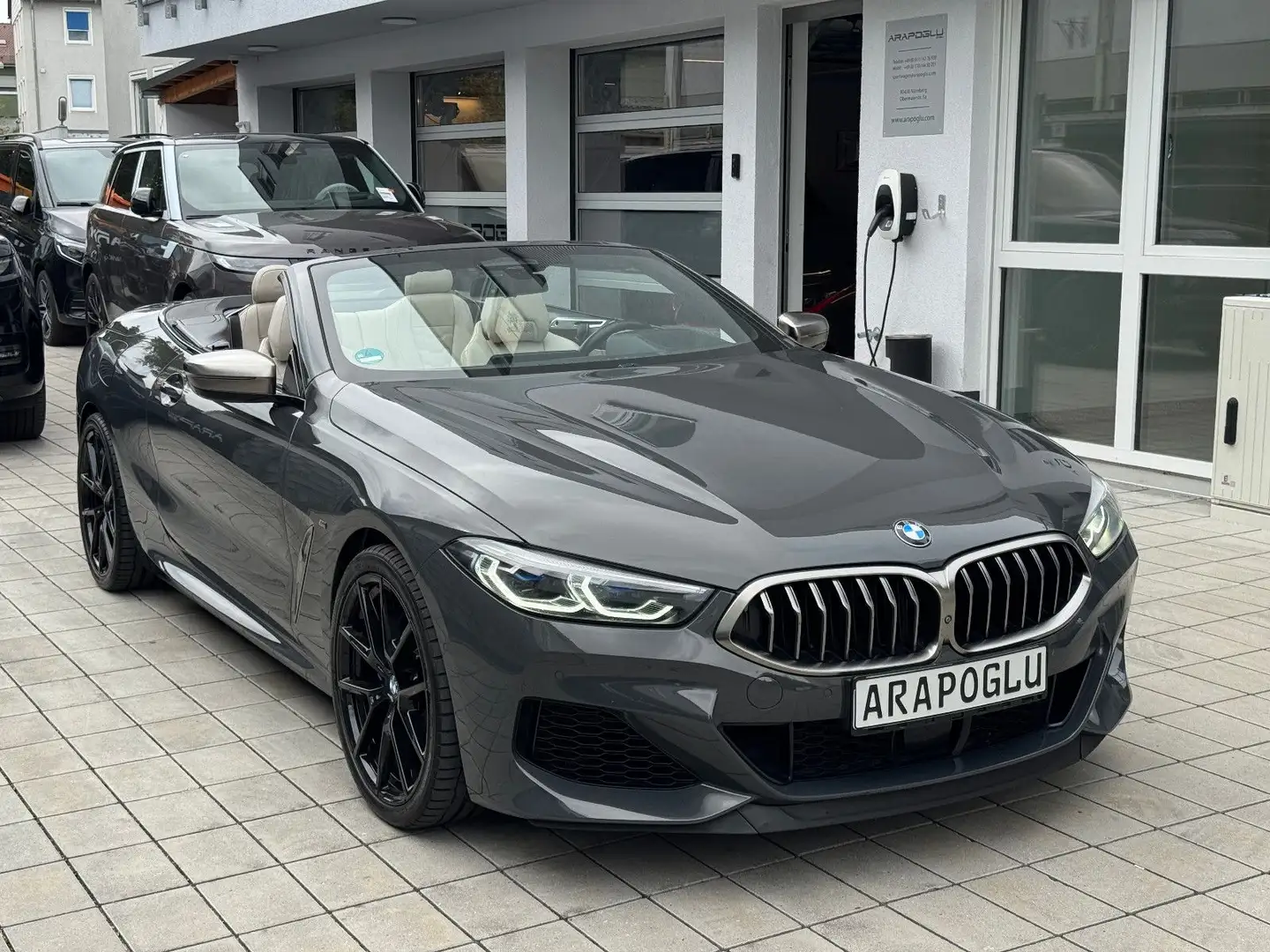 BMW M850 i Cabrio xDrive *BOWERS*LASER*MERINO-BEIGE* Gris - 1