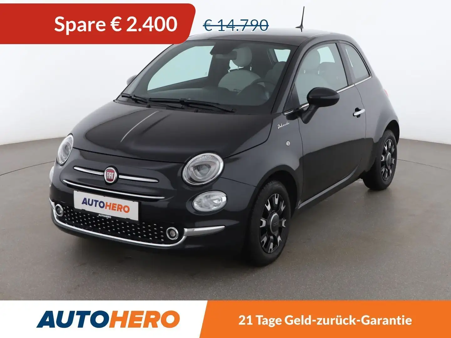 Fiat 500 1.0 Mild-Hybrid Dolcevita *TEMPO*PANO*PDC_Hi* Schwarz - 1