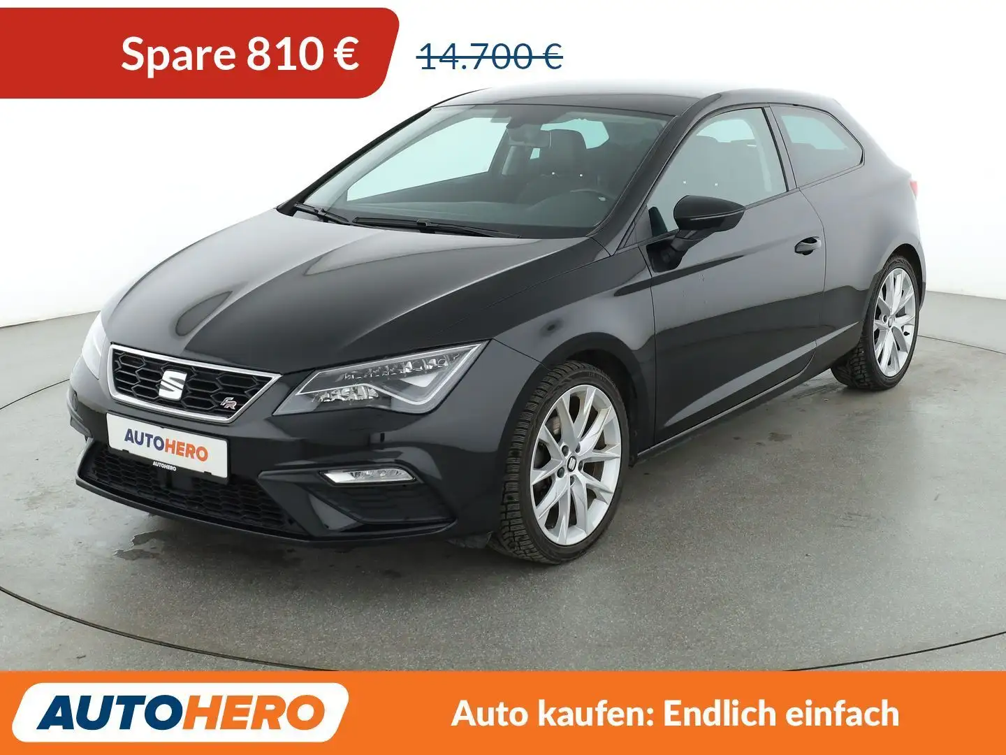 SEAT Leon 1.4 TSI ACT FR*NAVI*LED*SHZ*TEMPO*KLIMA* Schwarz - 1
