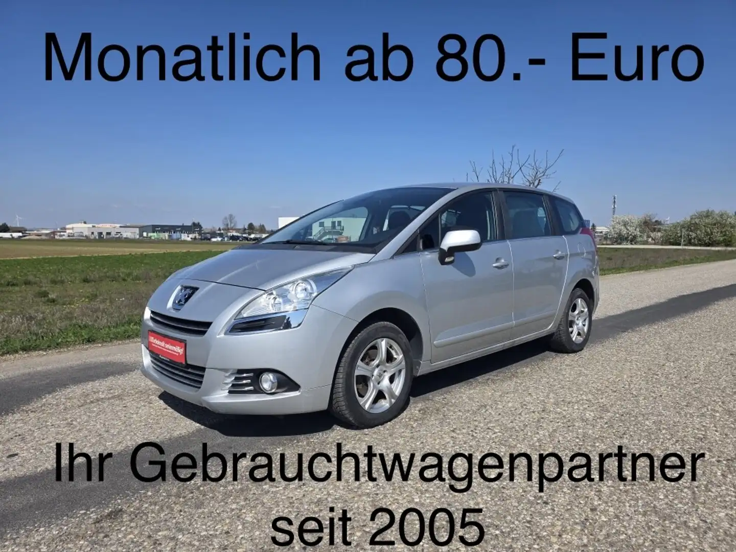 Peugeot 5008 1,6 HDI 115 FAP Active **7 Sitze** Silber - 1