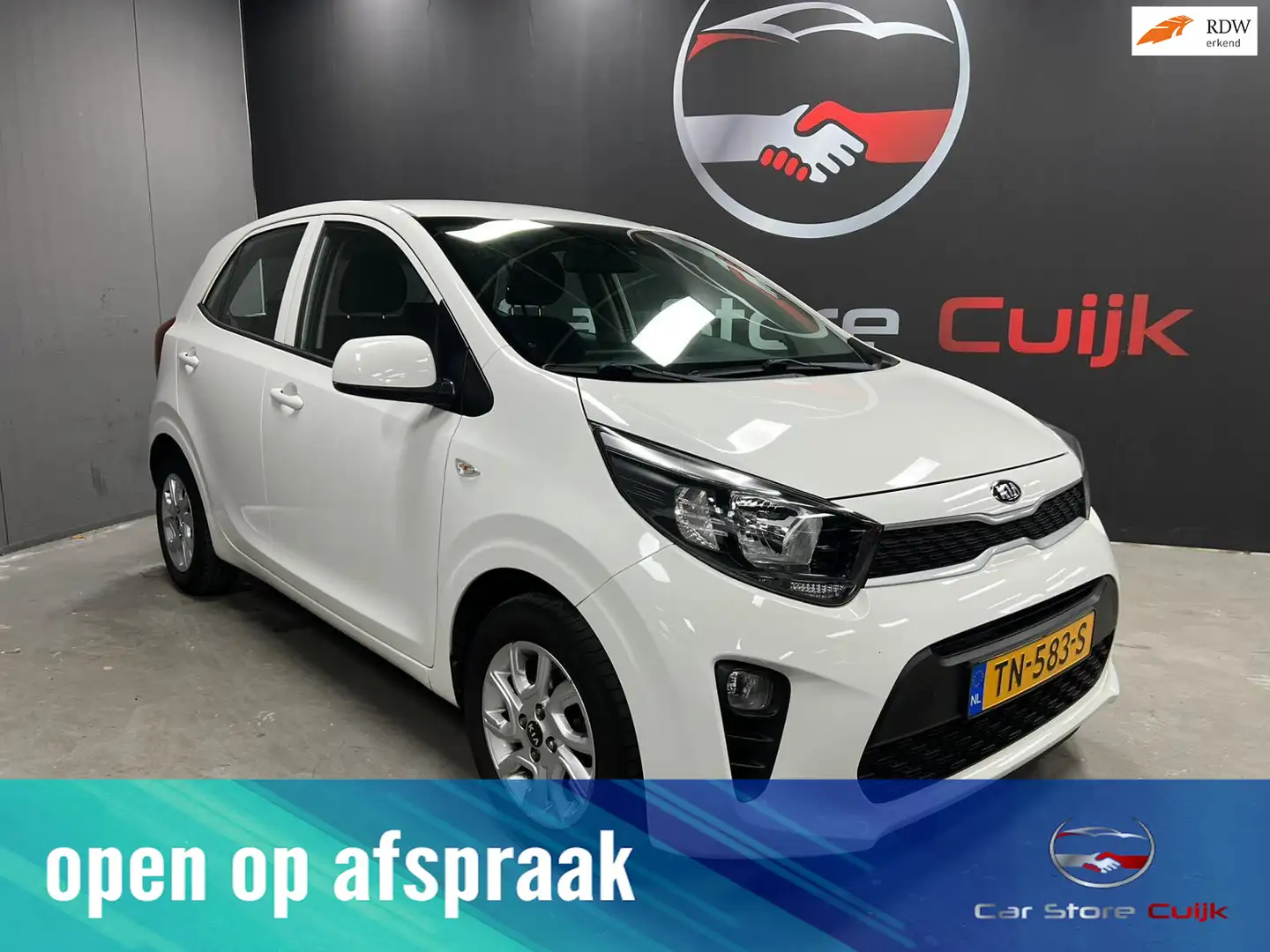 Kia Picanto 1.0 CVVT EconomyPlusLine | Goed onderhouden | Lage Blanc - 1