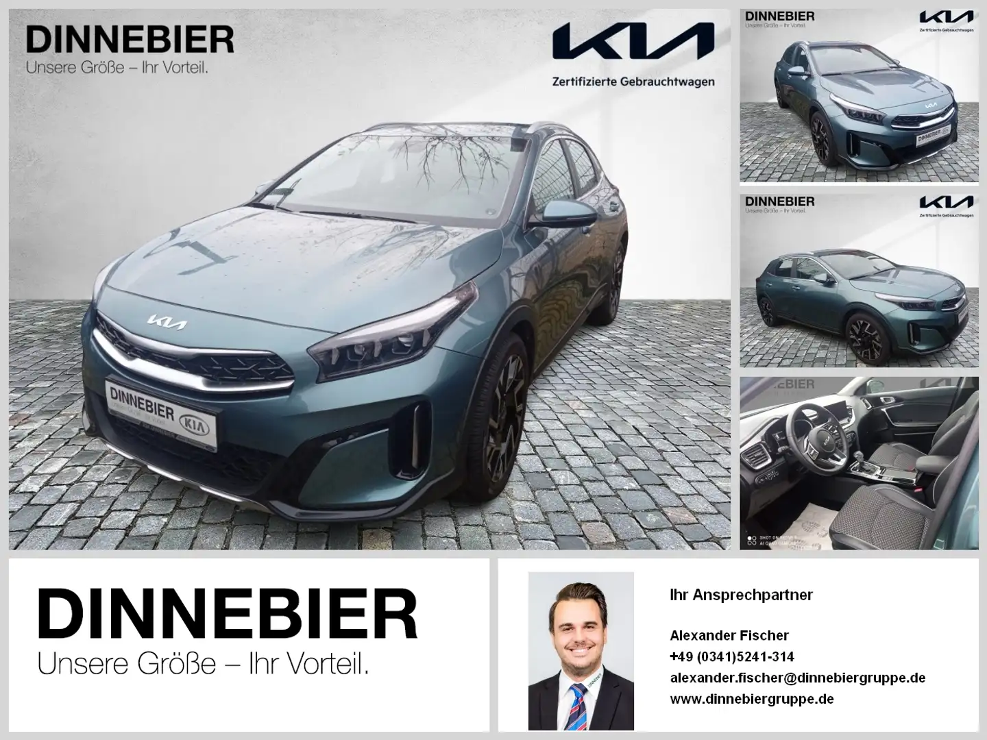 Kia XCeed 1.5T Spirit LED+Kamera+Navigation+SHZ Grau - 1