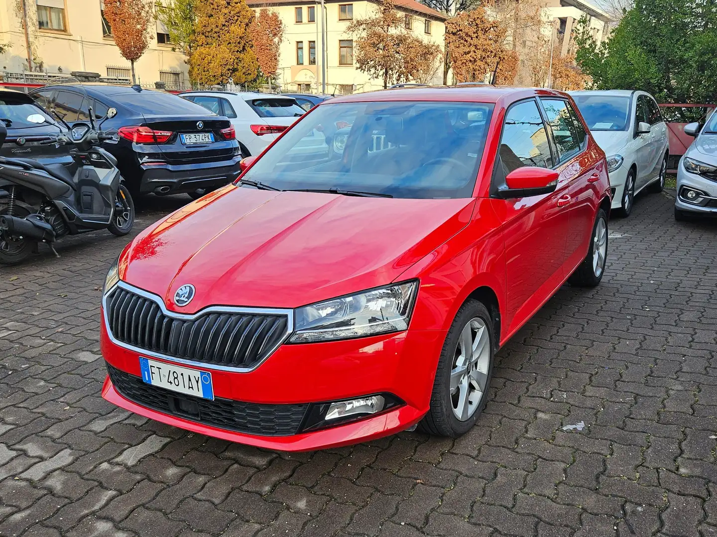 Skoda Fabia 1.0 mpi Business 75cv CRUISE-SENSORI- Rosso - 2