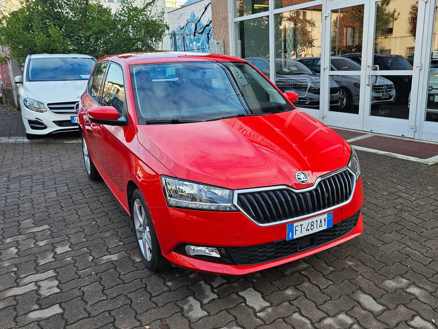 Skoda Fabia 1.0 mpi Business 75cv CRUISE-SENSORI- Rosso - 1