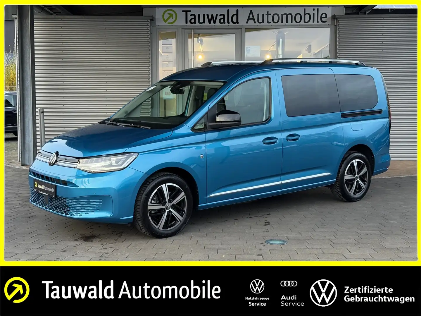 Volkswagen Caddy 1.5 TSI Style 7S/RFK/GRA/PDC/C-TRONIC Blau - 1