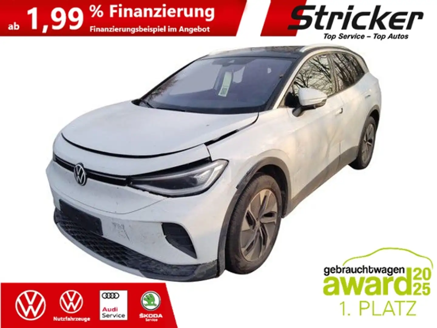 Volkswagen ID.4 Pure 125/52 299,-ohne Anzahlung IQ.Light AHK Wärm Weiß - 2
