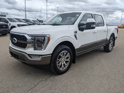 Brown 2022 Ford F-150 King Ranch SuperCrew 4WD Pickup Truck Four-Wheel Drive Automatic