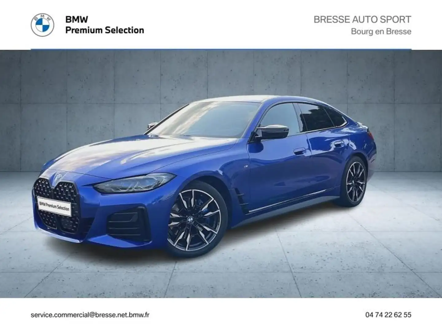 BMW 440 M440iA xDrive 374ch M Performance Bleu - 1