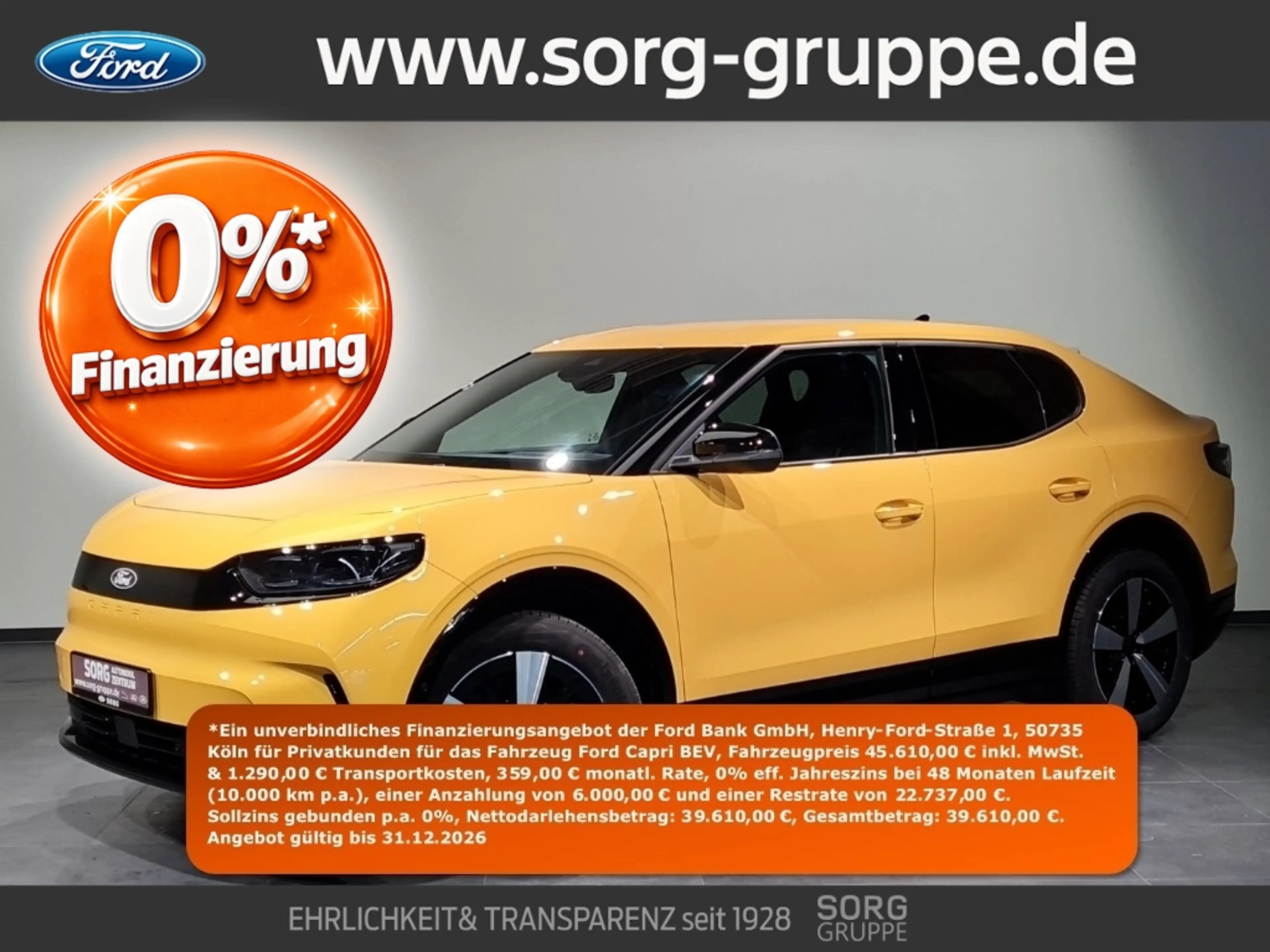 Ford Capri Select 77kWH "Komfort-Paket"B&O"WP"
