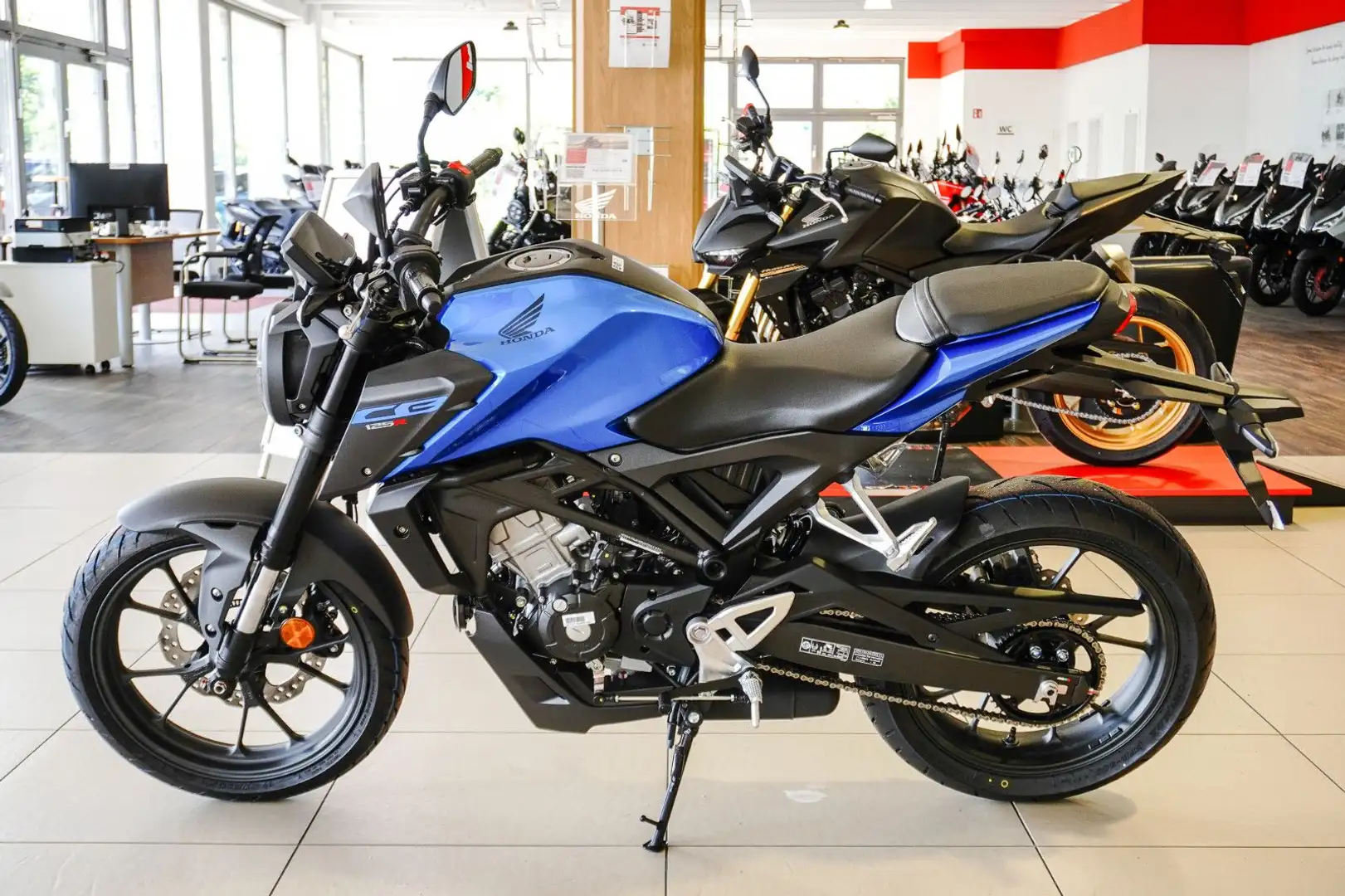 Honda CB 125 R Bleu - 2