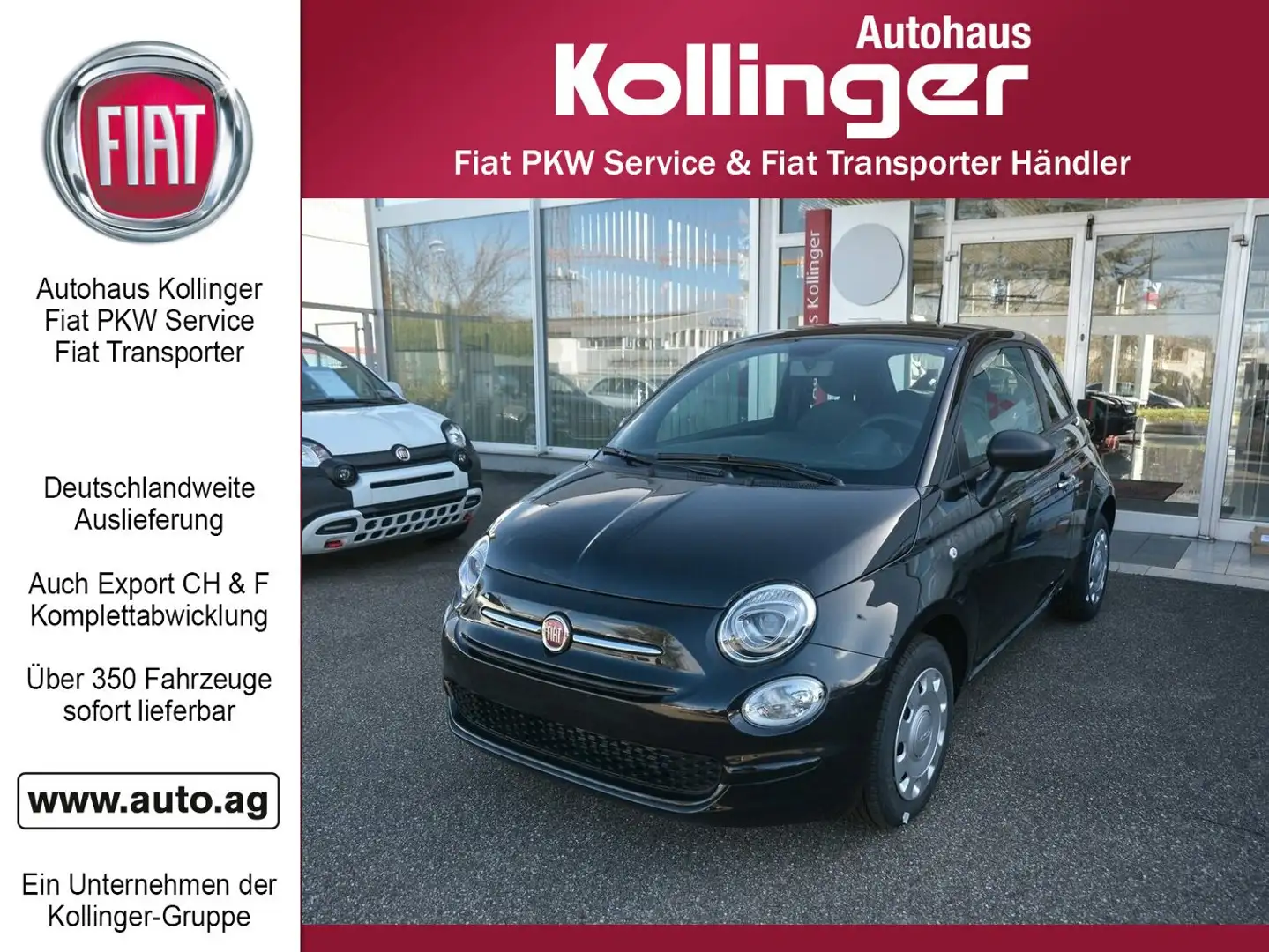 Fiat 500 Hatchback MY23 Noir - 1