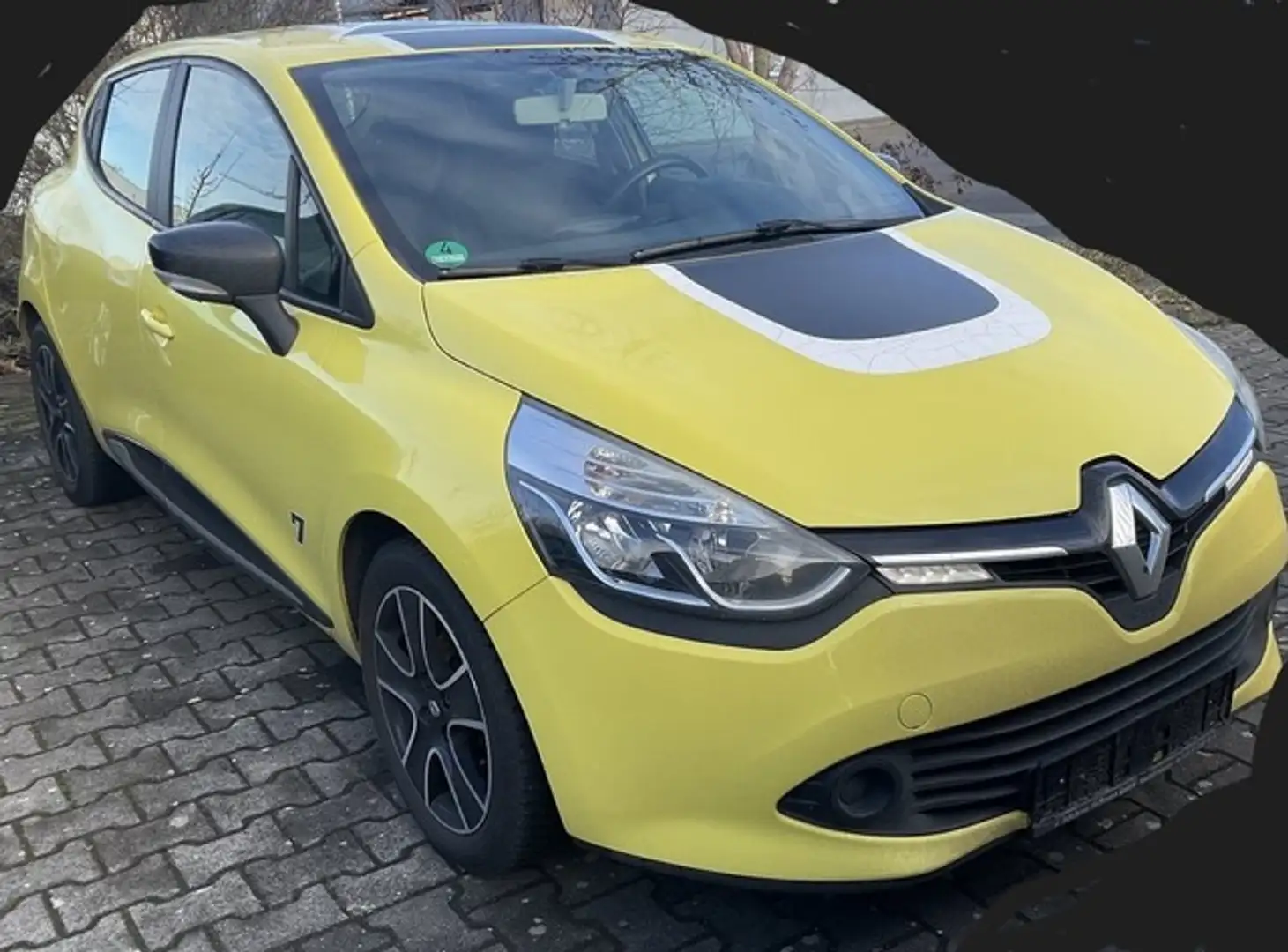 Renault Clio 1.2 16V 5-türig KLIMA + NAVI + RACING STYLE Geel - 1