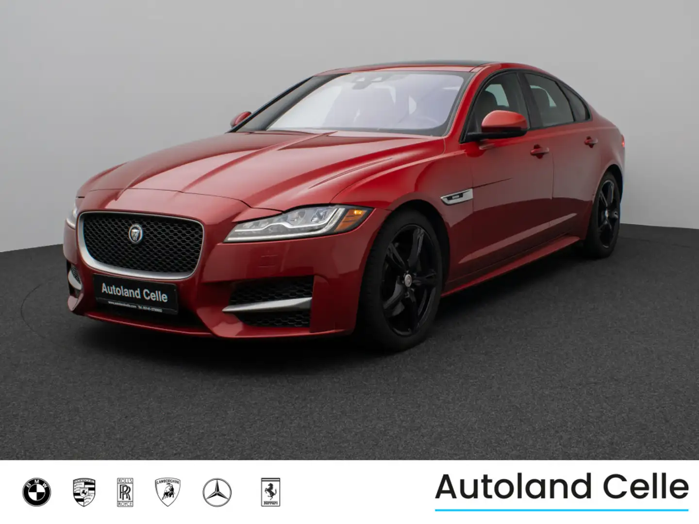 Jaguar XF R-Sport Kamera Schiebedach Meridian Navi Rood - 1