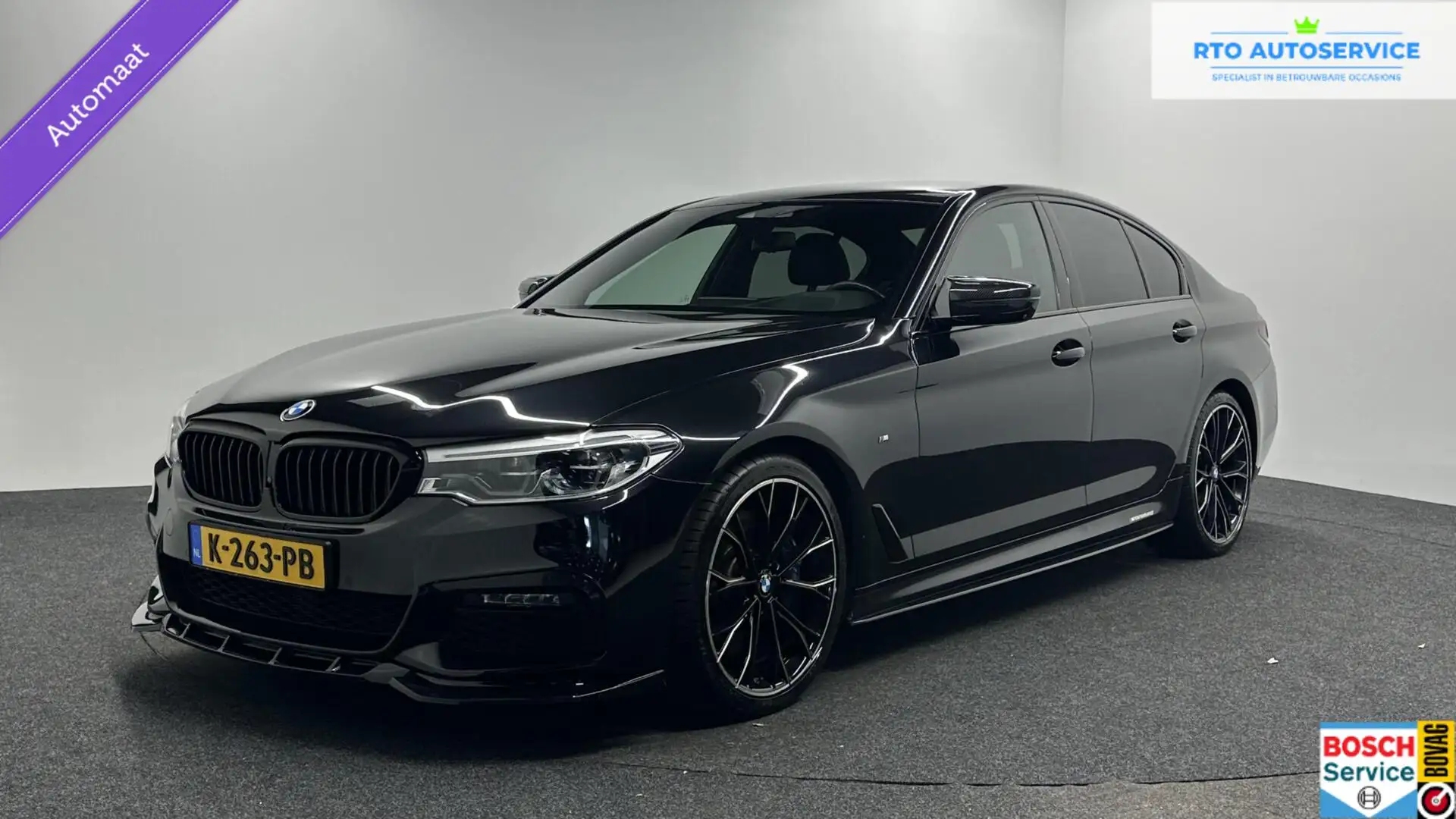 BMW 540 5-serie 540i xDrive High Executive|M-Performance|A Schwarz - 1