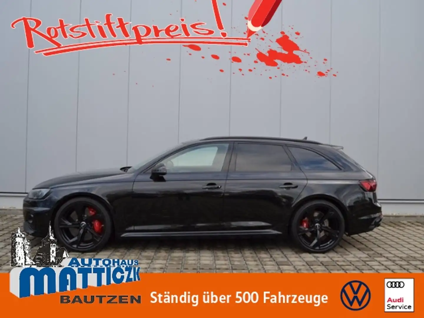 Audi RS4 Avant 2.9 TFSI KERAMIK/BLACK-OPTIK/MATRIX/PANO/DY Černá - 1