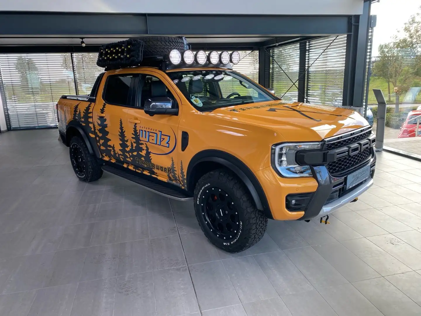 Ford Ranger Wildtrak e-4WD DoKa MEGA OFFROAD UMBAU +HORNTOOLS+ Arancione - 2
