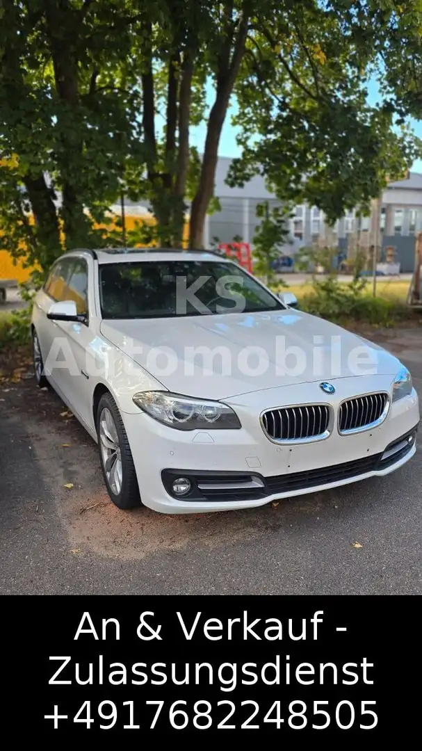 BMW 525 Baureihe 5 Touring 525 d Blanc - 1