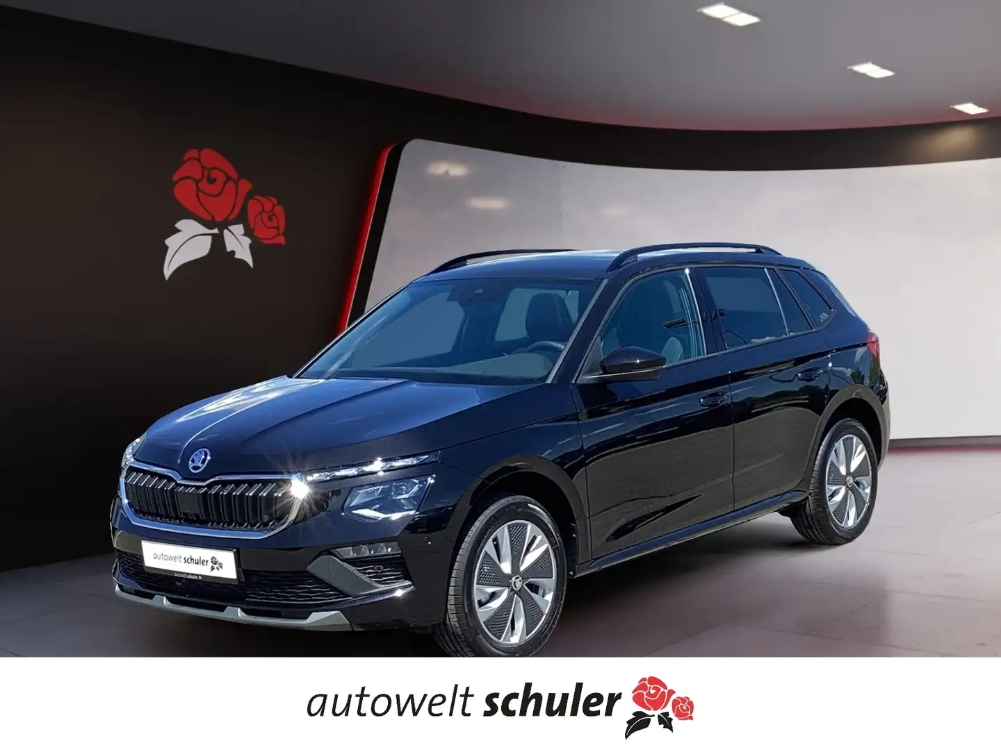 Skoda Kamiq 1,5 TSI DSG Selection Pano Kamera Schwarz - 1